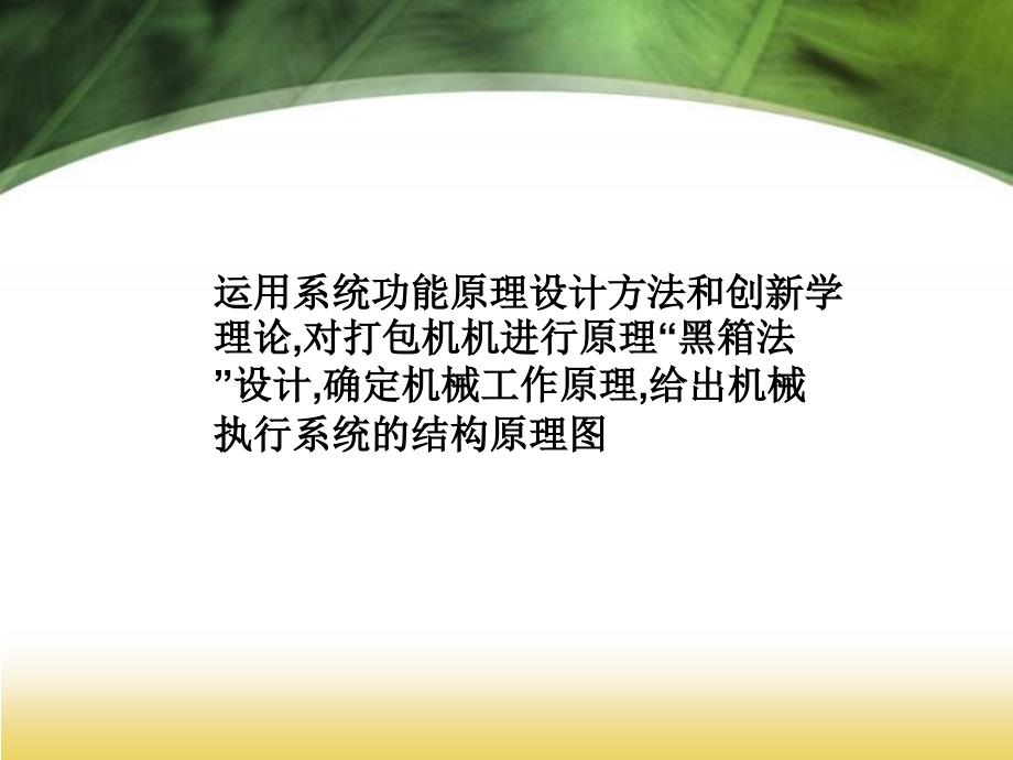 打包机的黑箱法设计.ppt_第1页