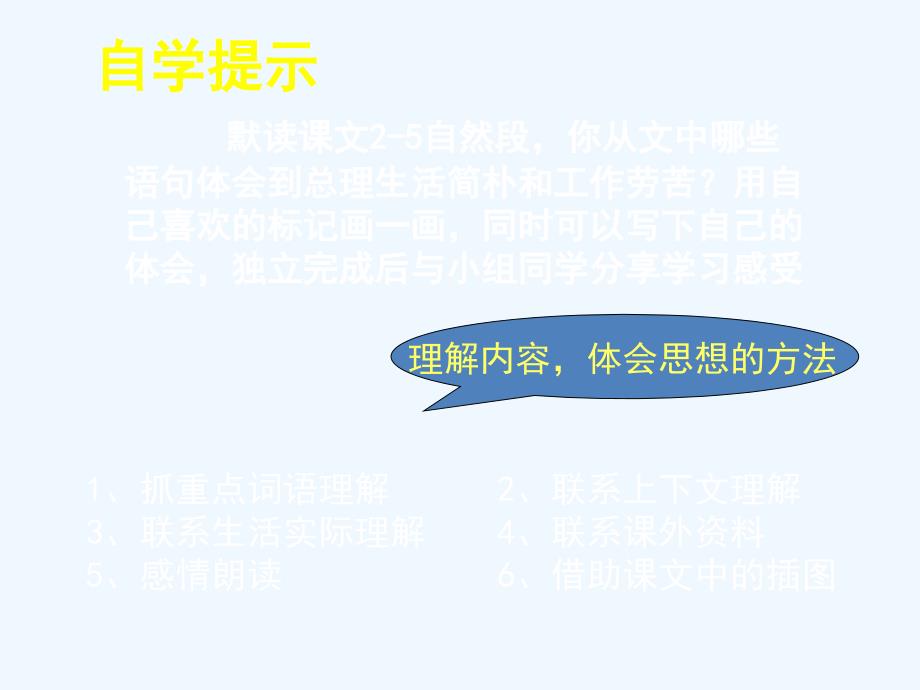 语文人教版六年级下册一夜的工作课件9_第4页