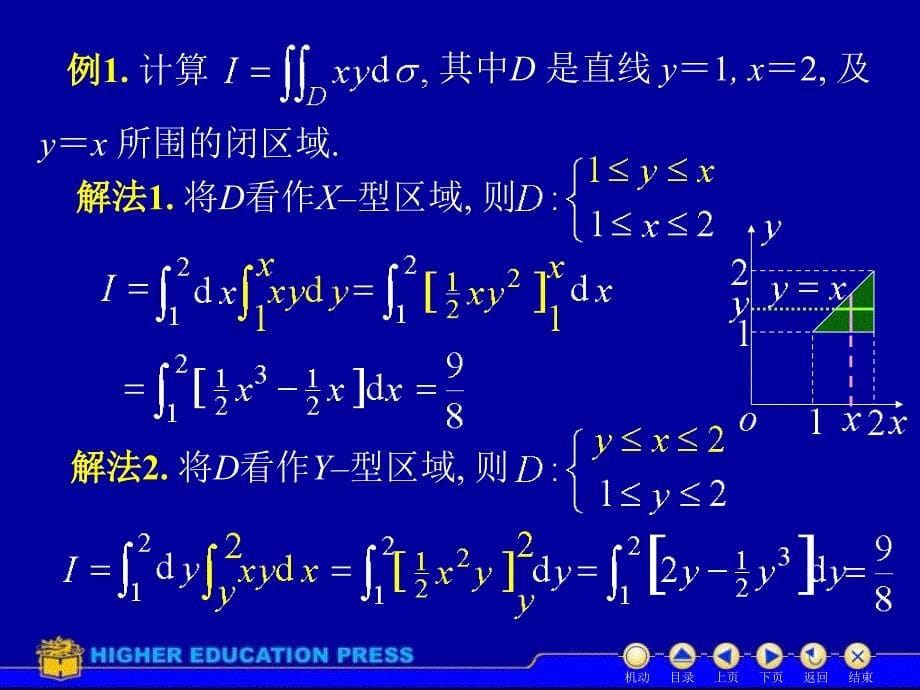 高等数学D92二重积分的计算_第5页