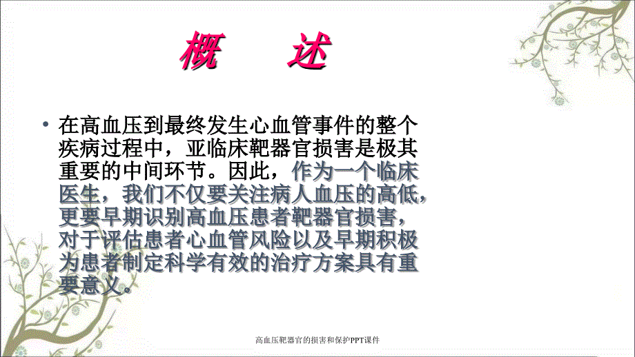 高血压靶器官的损害和保护PPT课件_第4页