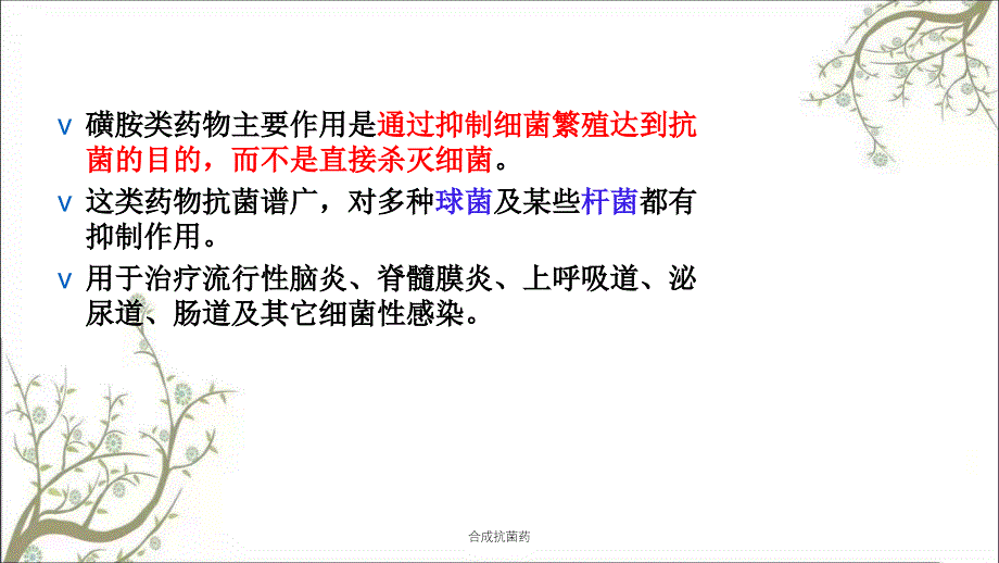 合成抗菌药课件_第4页