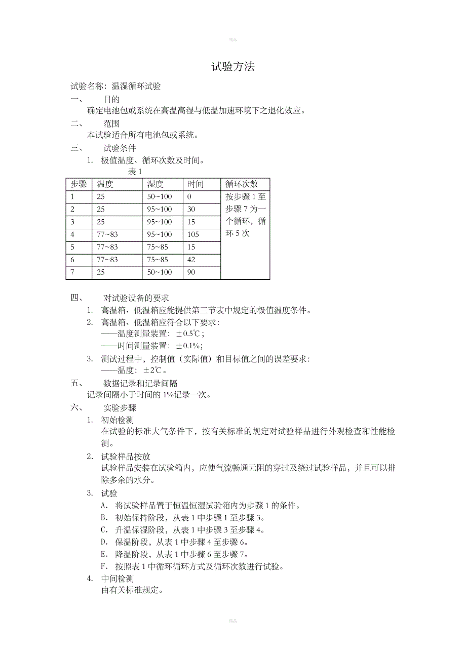 湿热循环试验方法_第1页