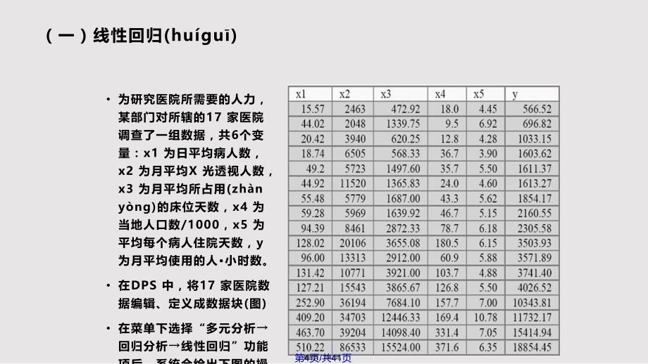 DPS应用多元统计分析实用教案_第4页