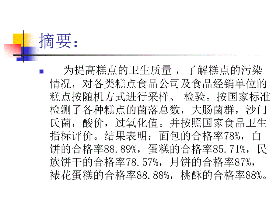 市场上糕点的卫生检测及分析_第2页