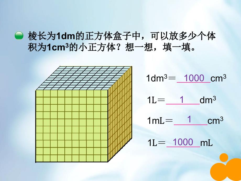 【北师大版】数学五年级下册：4.4体积单位的换算ppt课件4_第3页