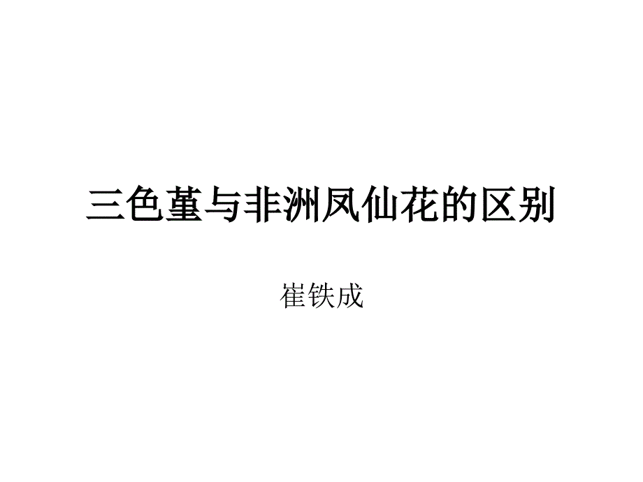 a三色堇与凤仙花的区别_第1页