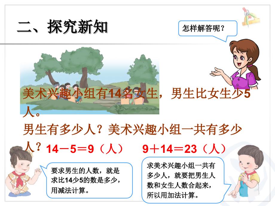 人教版数学二年级上第二单元100以内的加法和减法二例5解决问题_第4页