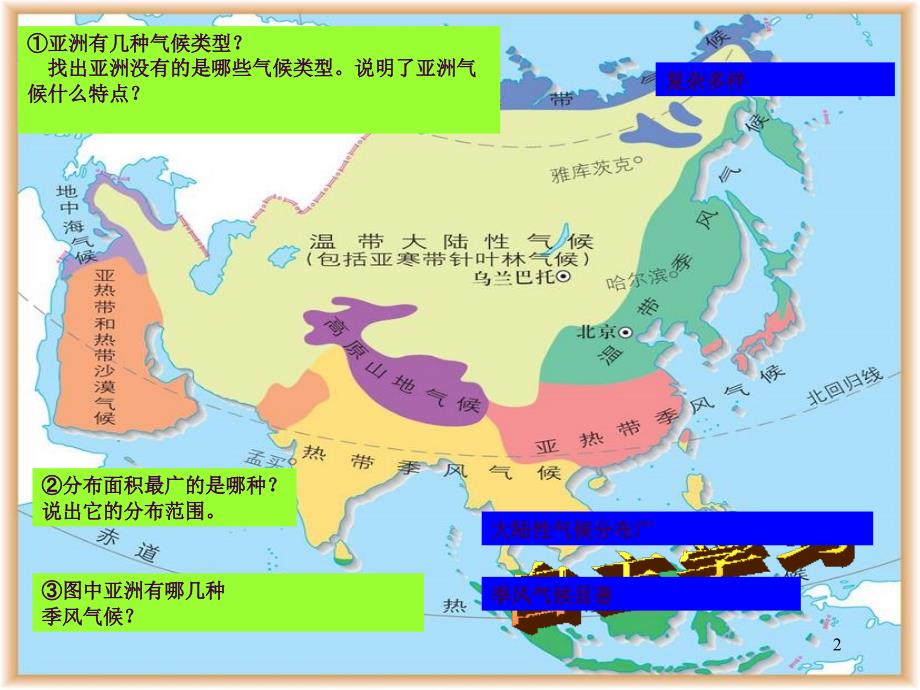 亚洲复杂多样的气候ppt课件_第2页