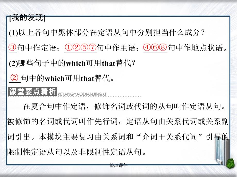 201x201x高中英语Module6AnimalsinDangerSectionGrammar复习定语从句外研版必修_第4页