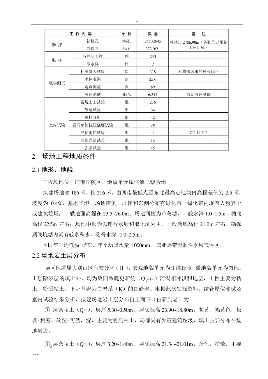 剪力墙结构岩土工程勘察报告_第3页