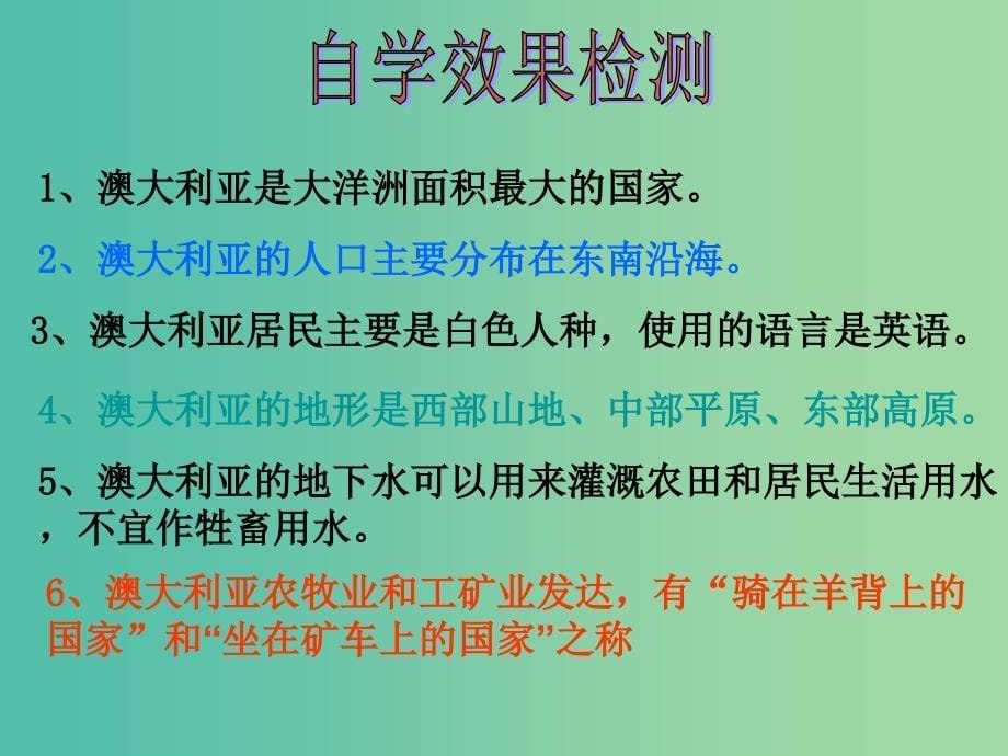 七年级地理下册 8.7 澳大利亚教学课件 湘教版.ppt_第5页