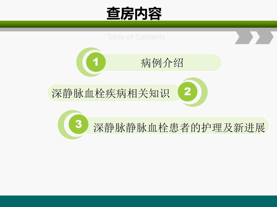 下肢深静脉血的护理查房_第3页