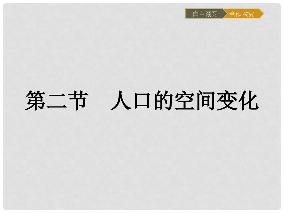 高中地理 第一章 人口的变化 1.2 人口的空间变化课件 新人教版必修2_第1页