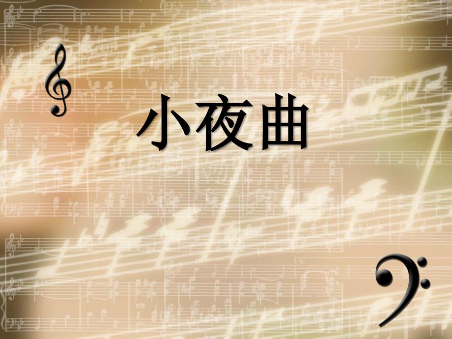 人音版音乐四上《小夜曲》课件1_第2页