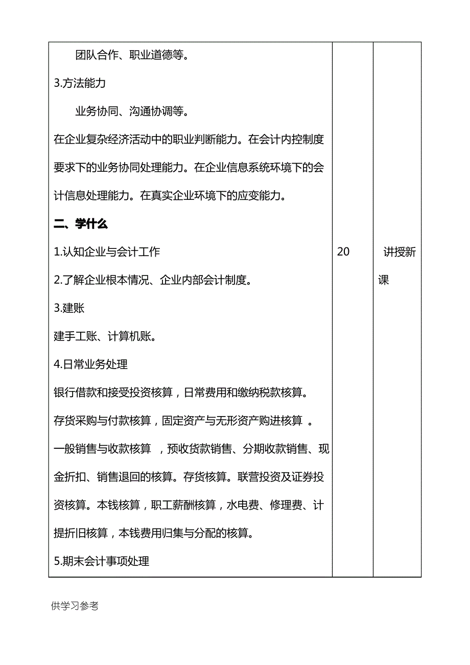 会计分岗实训教案_第3页