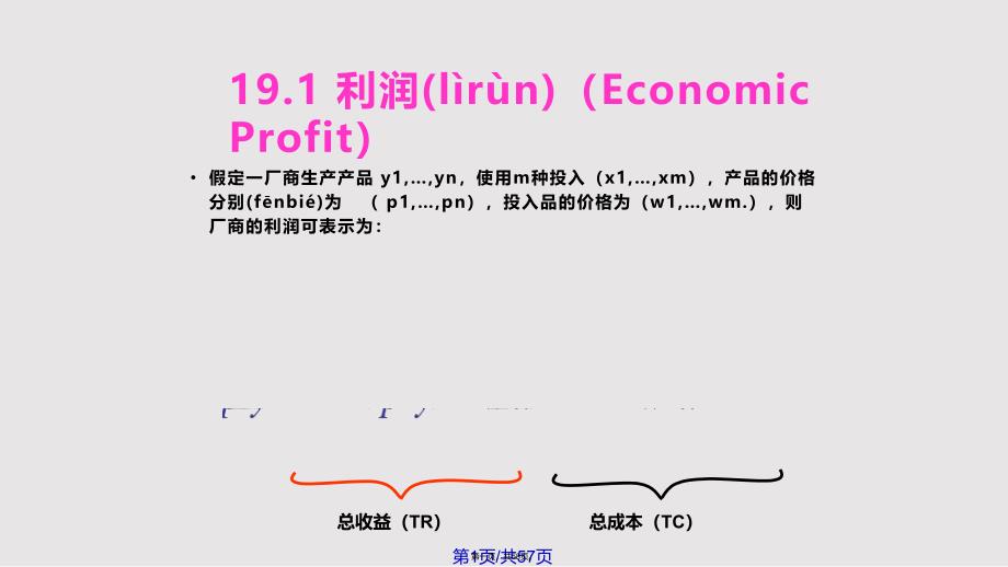 a利润最大化实用教案_第1页