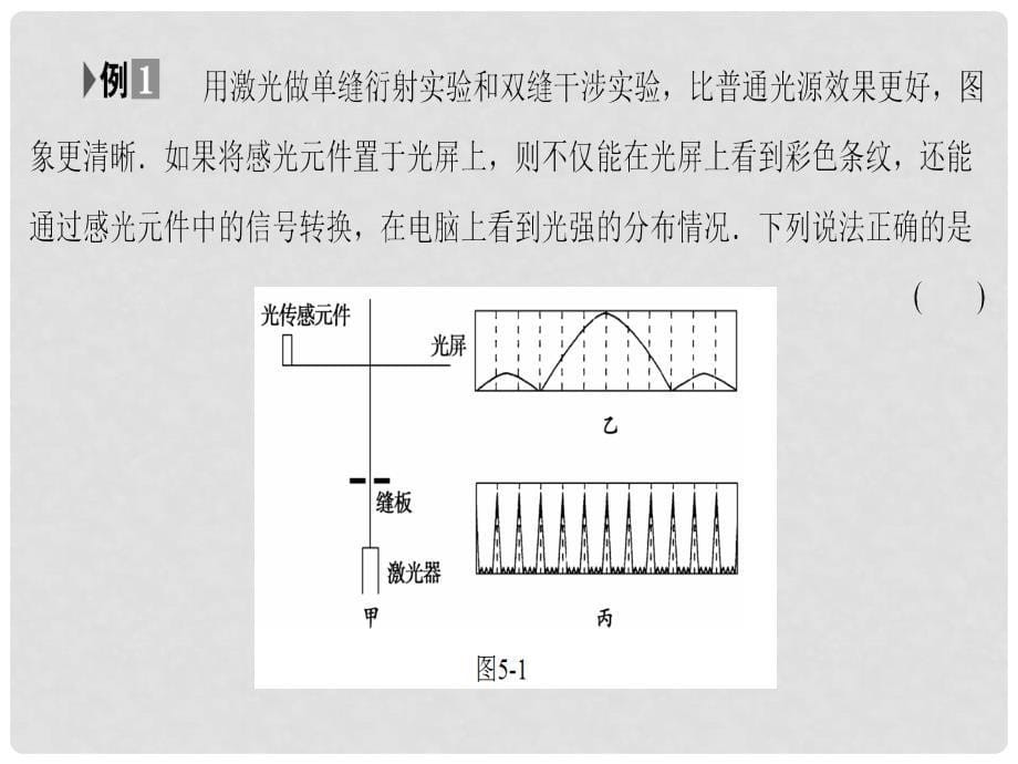 高中物理 第5章 光的干涉 衍射 偏振章末分层突破课件 鲁科版选修34_第5页