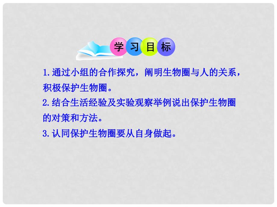 七年级生物下册 第13章 第二节 保护生物圈—从自身做起课件 苏教版_第3页