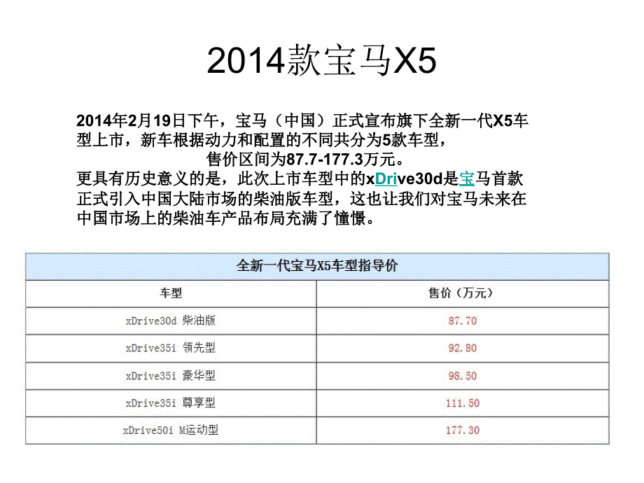 款宝马X5车型讲解解析_第4页