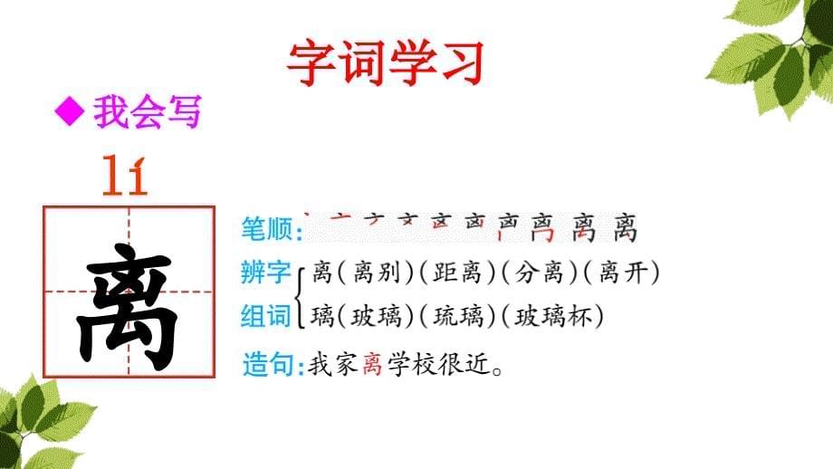 三年级上册语文课件-8 去年的树 人教（部编版） (共46张PPT)_第5页