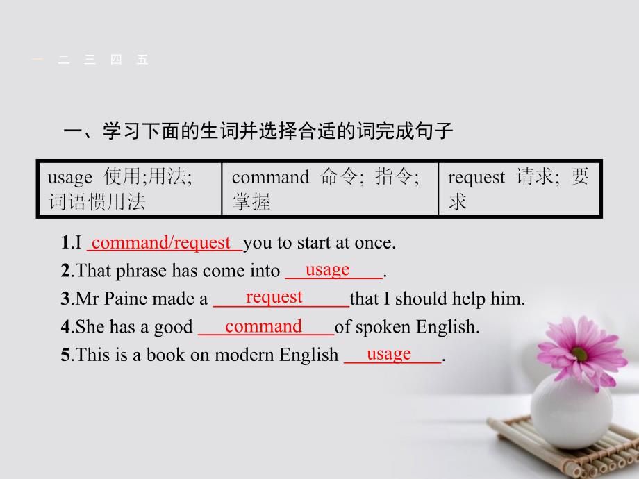 英语 Unit 2 English around the world Section ⅡLearning about Language 新人教版必修1_第2页