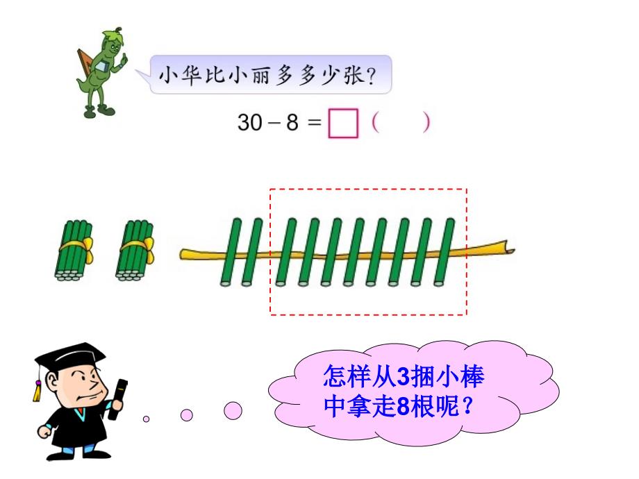 两位数减一位数（退位）3_第4页