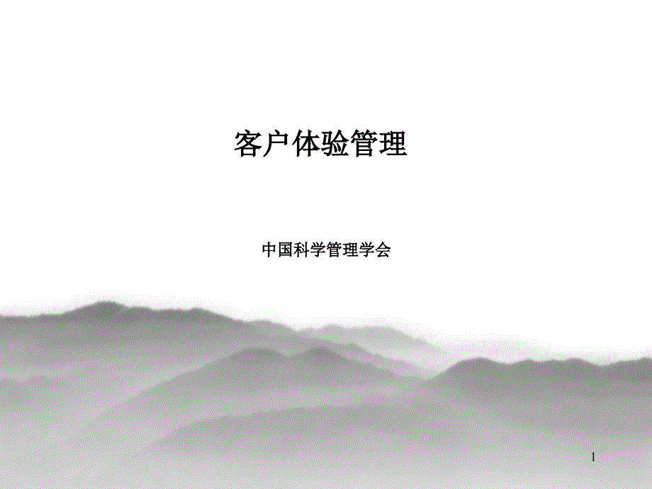 《客户体验管理》PPT课件.ppt_第1页