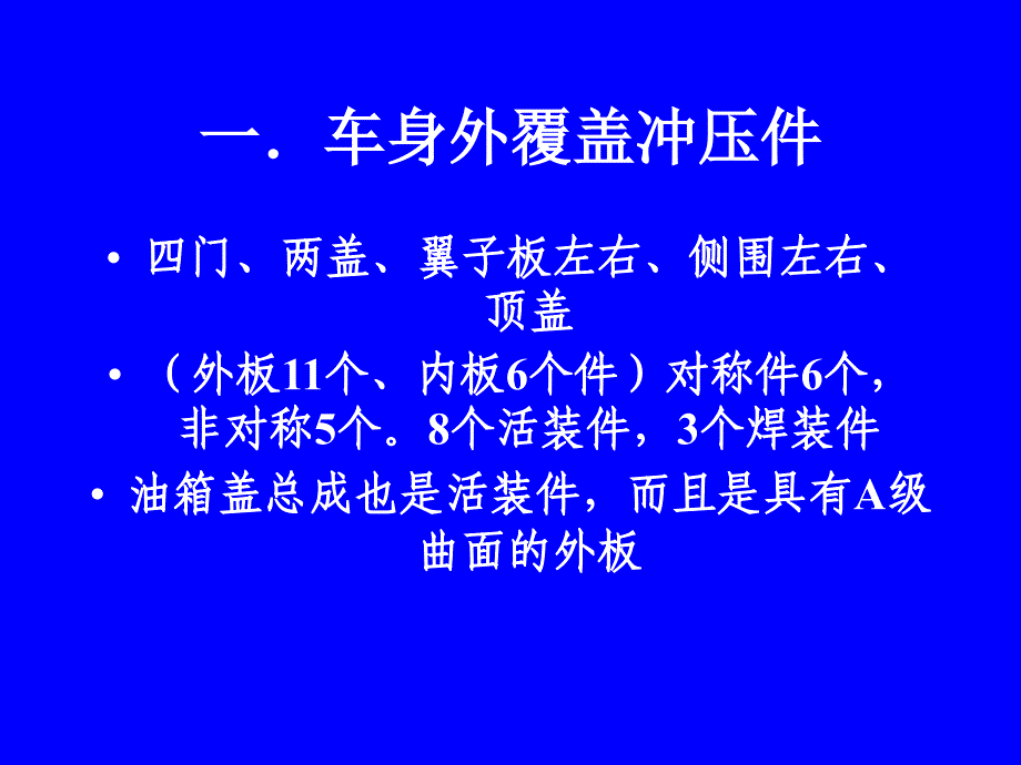 汽车覆盖件及内钣件图解教学内容_第3页