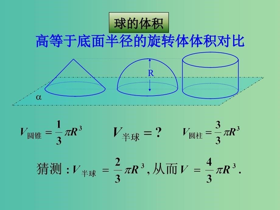 高中数学 球的体积和表面积课件 新人教A版必修2.ppt_第5页