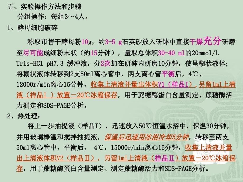 实验1 蔗糖酶的提取_第5页