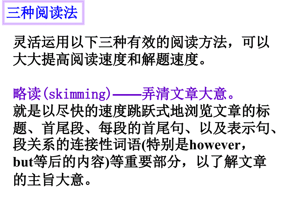 阅读理解细节理解题的命题特点及解题技巧_第2页