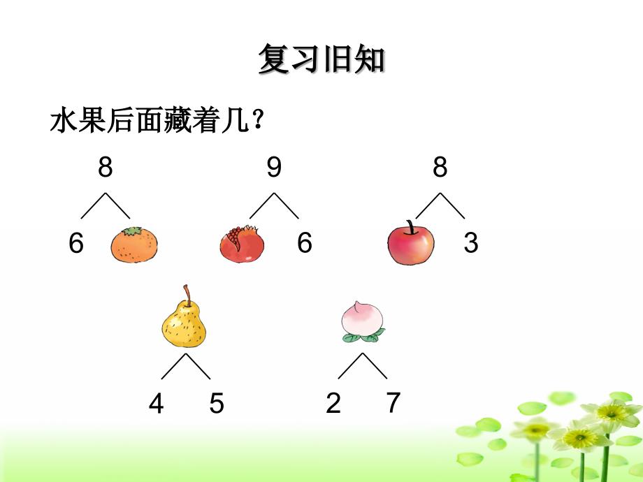 小学数学一年级上册第8和9的加减法课件_第2页