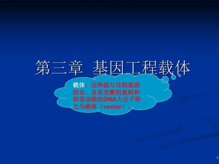 《基因工程载体》PPT课件.ppt_第1页