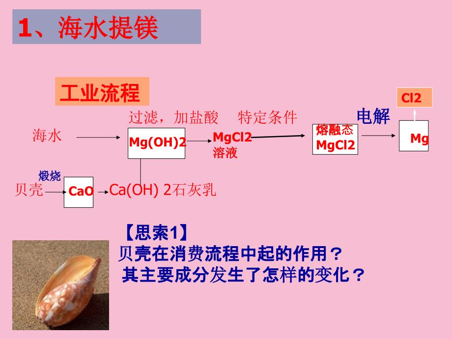 目前世界上有的镁来自海水人们是怎样提取镁的阅读ppt课件_第4页