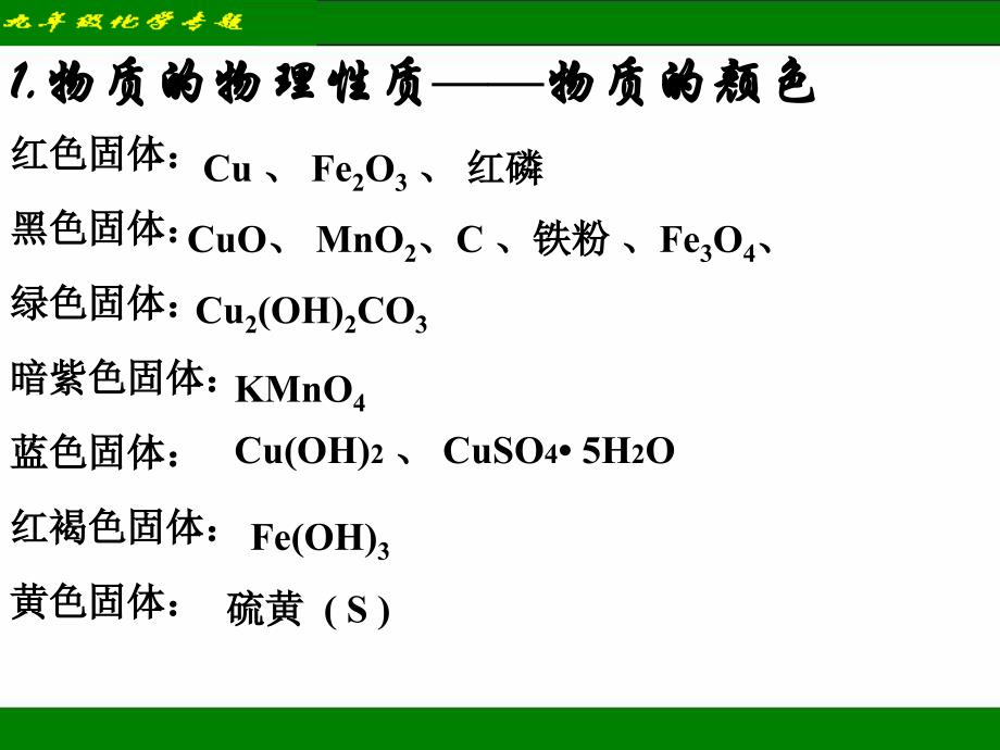 九年级化学总复习专题复习-物质的推断_第3页