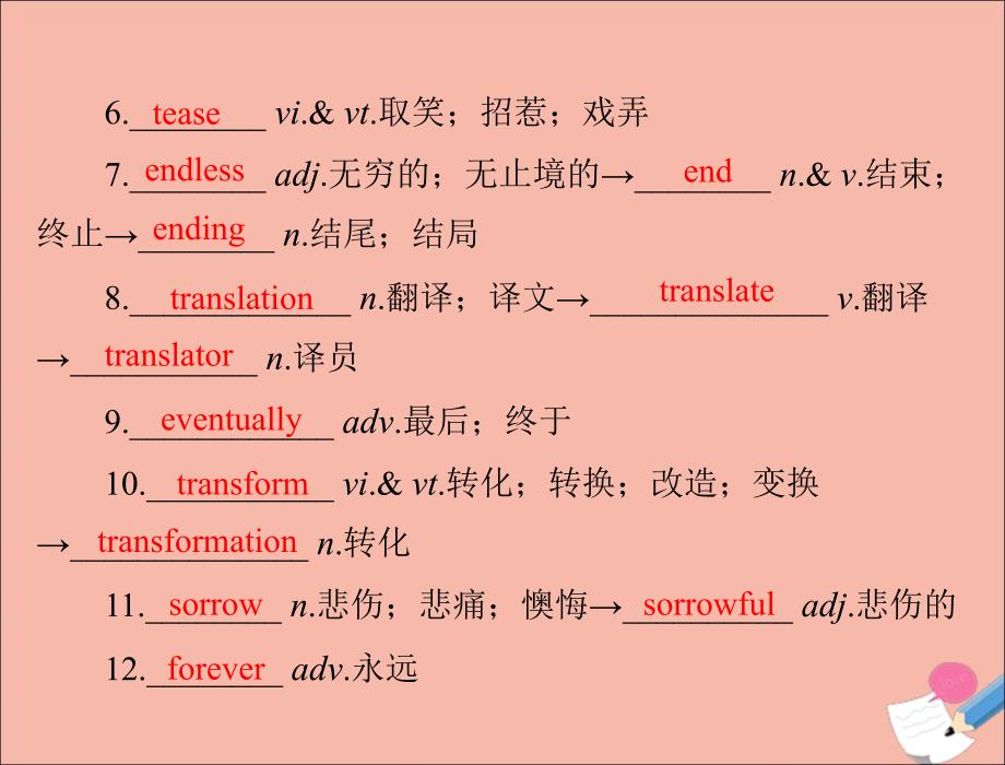 2020年高考英语一轮复习 第一部分 Unit 2 Poems课件 选修6_第3页