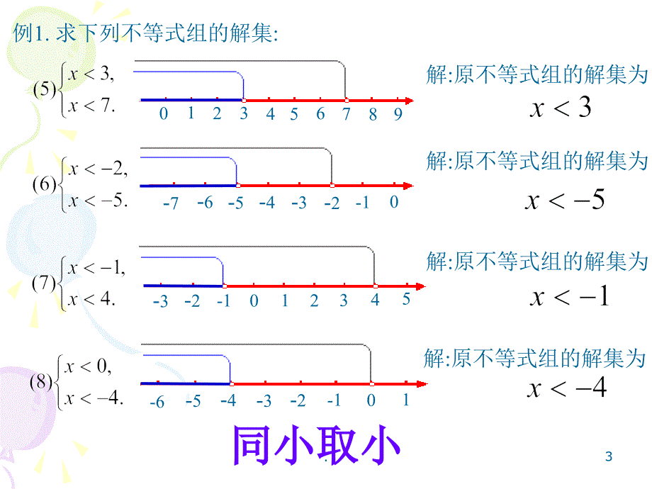 一元一次不等式组的和它的解法 PPT教学课件_第3页