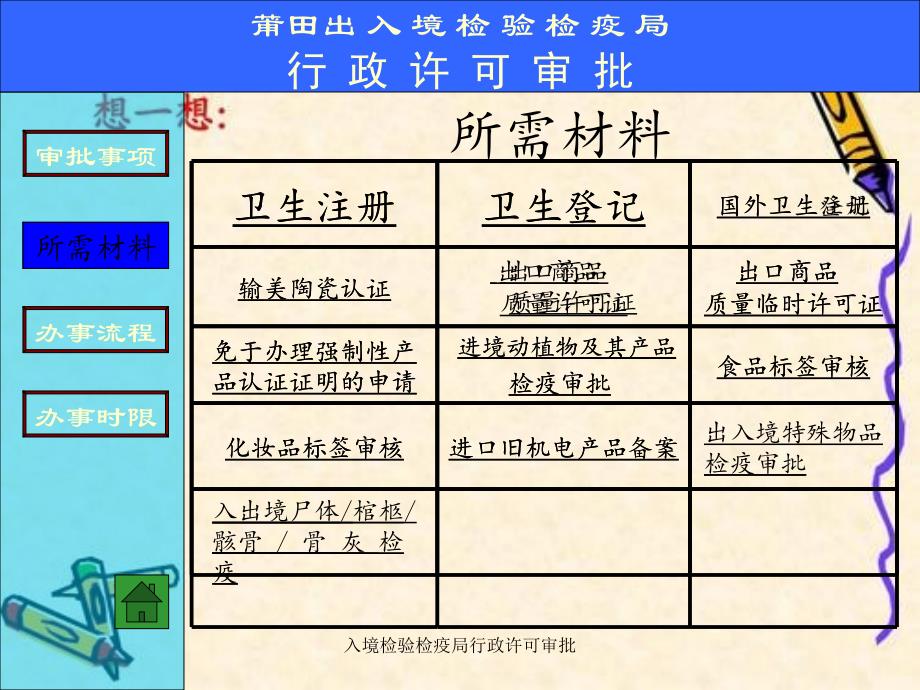 入境检验检疫局行政许可审批_第2页