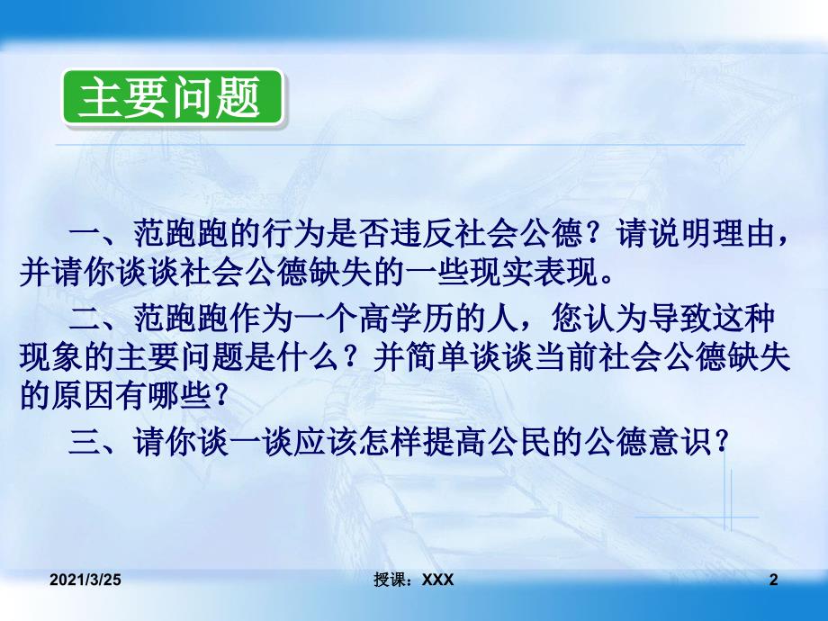 弘扬社会公德,倡导文明新风PPT课件_第2页