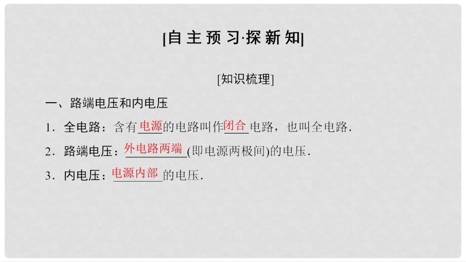 高中物理 第4章 探究闭合电路欧姆定律 4.1 探究闭合电路欧姆定律课件 沪科版选修31_第3页