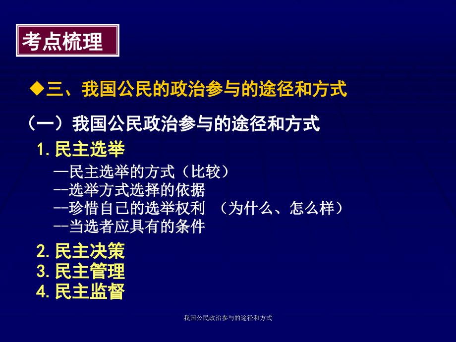 我国公民政治参与的途径和方式课件_第2页