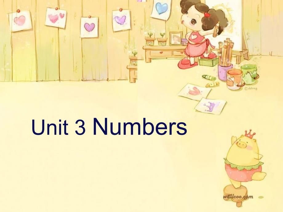 三年级上册英语课件－Unit 3Numbers｜闽教版(共9张PPT)_第1页