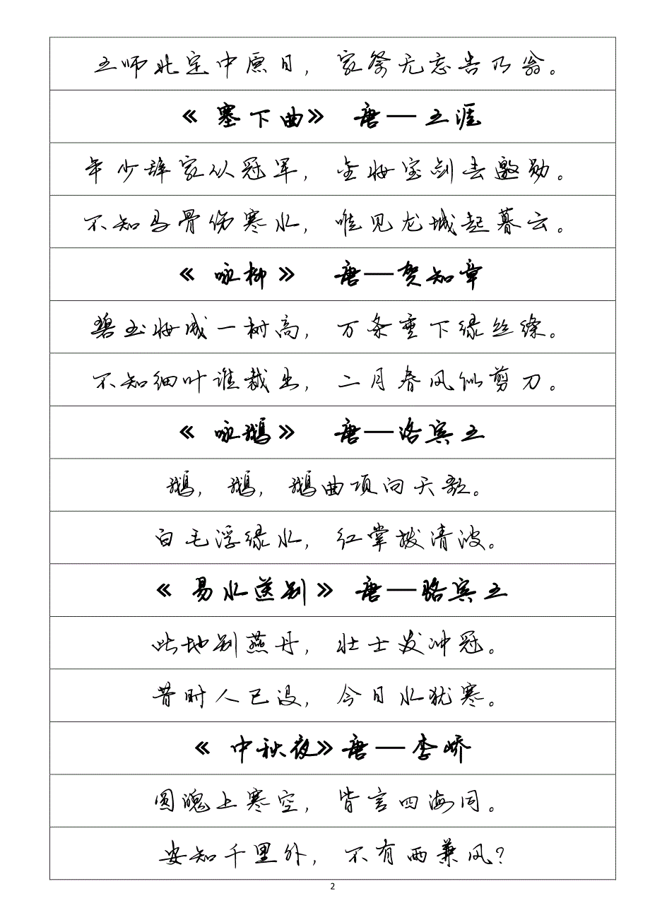 行书字帖唐诗选.pdf_第2页