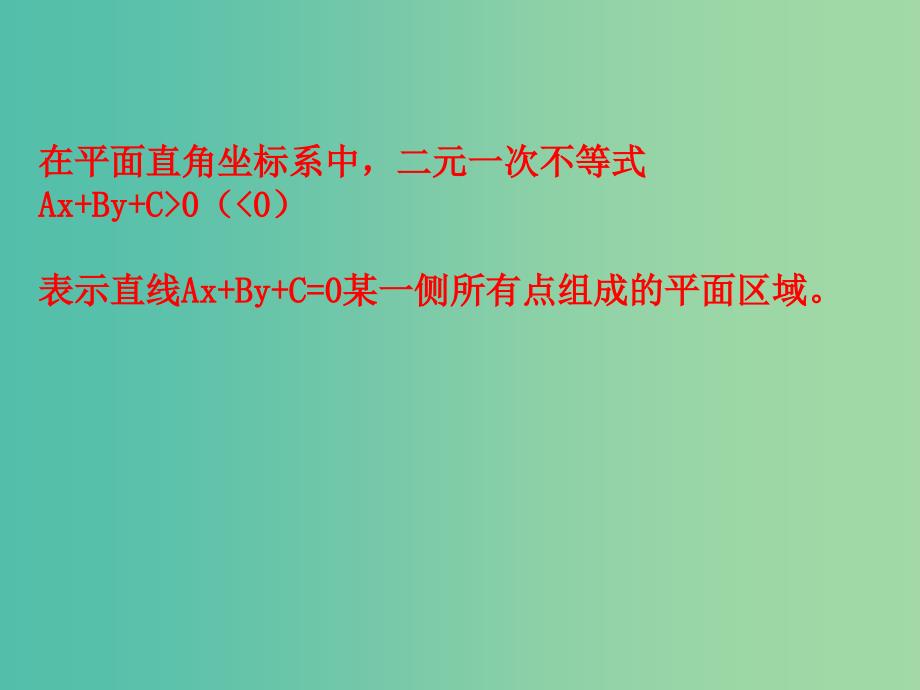 江西省吉安县高中数学 第3章 不等式 3.4.1 二元一次不等式（组）与平面区域课件 北师大版必修5.ppt_第4页