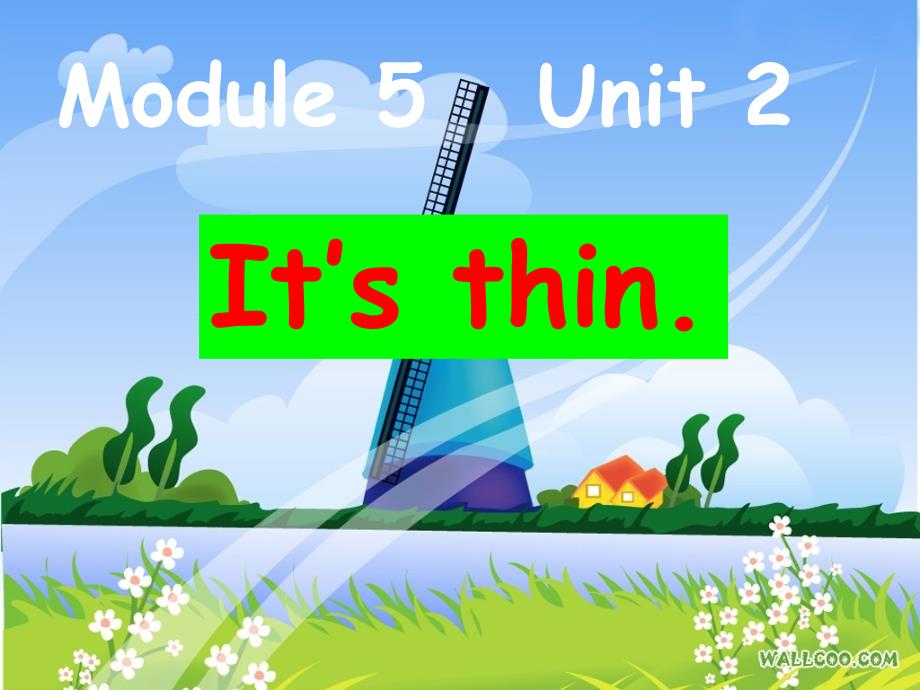 一年级英语下册Module5Unit2Itsthin课件2外研版一起_第1页