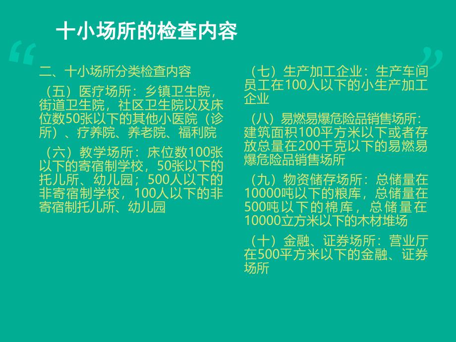 十小场所消防安全检查内容及方法课件_第3页