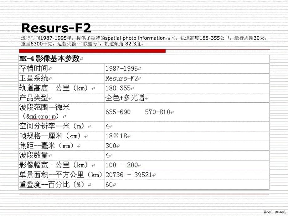 俄罗斯和日本对地观测卫星介绍分解课件_第5页