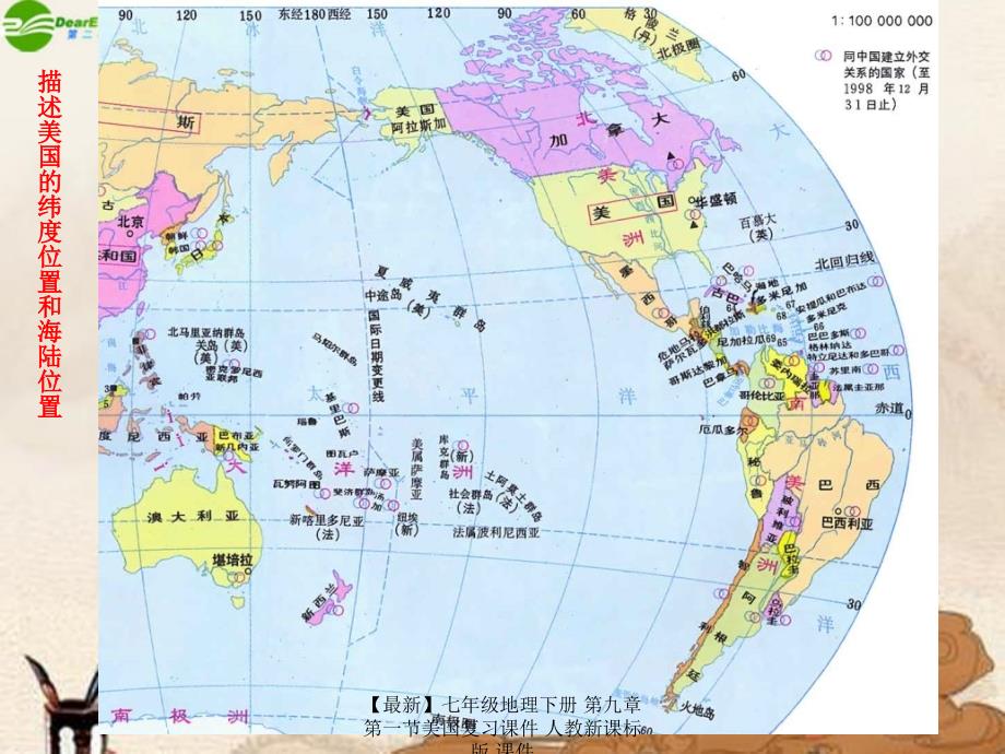 最新七年级地理下册第九章第一节美国复习课件人教新课标版课件_第4页