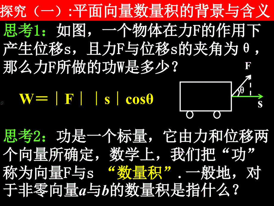 高一PPT课件2.4.1平面向量的数量积的物理背景及其含义_第4页