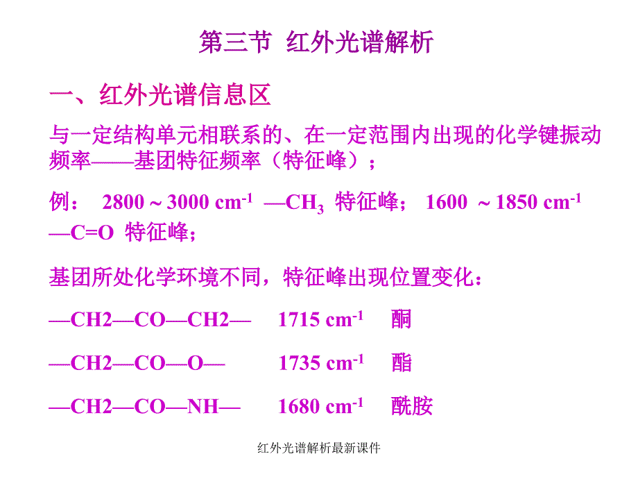 红外光谱解析最新课件_第1页